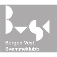 Bergen Vest SK Klubblogo Hvit 8 N Transfermerke 80mm x 83mm