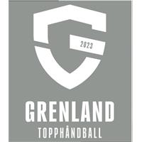Grenland Topp klubblogo Hvit  N Transfermerke 50mm x 76 mm