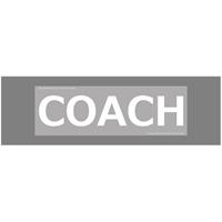 Coach Logo Rygg Hvit N Transfermerke 292mm x 63mm
