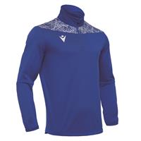 Tagus 1/4 Zip Top BLÅ/HVIT S Teknisk treningsgenser - Unisex