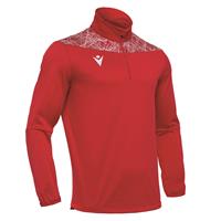 Tagus 1/4 Zip Top RØD/HVIT M Teknisk treningsgenser - Unisex