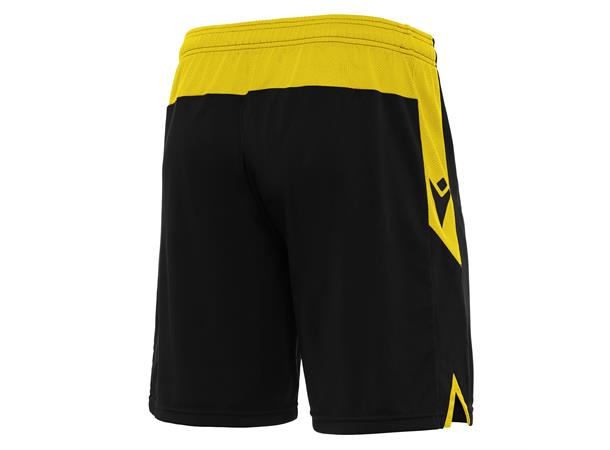 Tempel Match Day Short BLK/YEL S Teknisk kampshorts - Unisex 