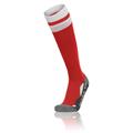Azlon Socks RED/WHT S Fotballsokker - Unisex