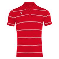 Flamenco Polo RED/WHT M Poloskjorte til herre