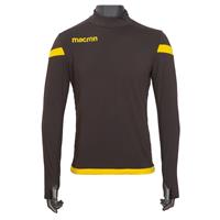 Macron Training 1/4 Zip Top BLK/YEL XXS Treningsgenser