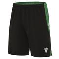 Tempel Match Day Short BLK/GRN XXS Teknisk kampshorts - Unisex