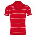 Flamenco Polo RED/WHT L Poloskjorte til herre