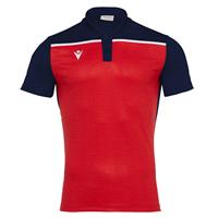 Jumeirah Polo NAV/RED XL Poloskjorte i elastisk stoff