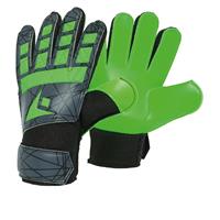 Leopard GK Gloves BLK/GRN 9 Keeperhansker med Flat Cut