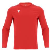 Rigel Hero Shirt LS RED M Teknisk treningsskjorte lang arm- Unisex