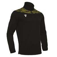 Tagus 1/4 Zip Top SORT/GUL XL Teknisk treningsgenser - Unisex