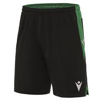 Tempel Match Day Short BLK/GRN 3XS Teknisk kampshorts - Unisex