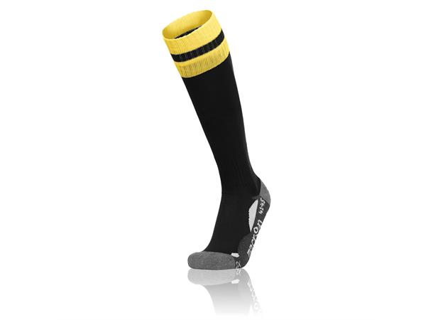 Azlon Socks BLK/YEL L Fotballsokker - Unisex 