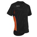 Defender Baseball Jersey BLK/ORA XL Enkel baseballdrakt