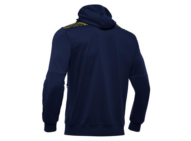 Ishtar Hoody 1/4 Zip Top NAVY/GUL XXS Treningsgenser med hette - Unisex 