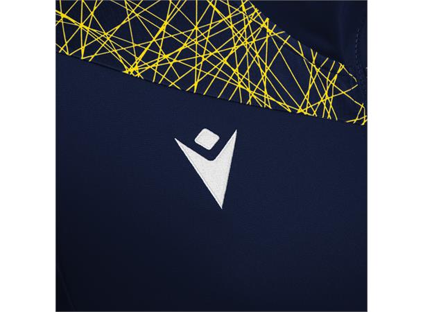 Ishtar Hoody 1/4 Zip Top NAVY/GUL XXS Treningsgenser med hette - Unisex 