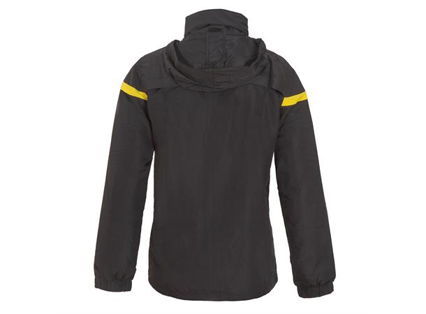 Macron FullZip Showerjacket BLK/YEL L Vannavvisende jakke 