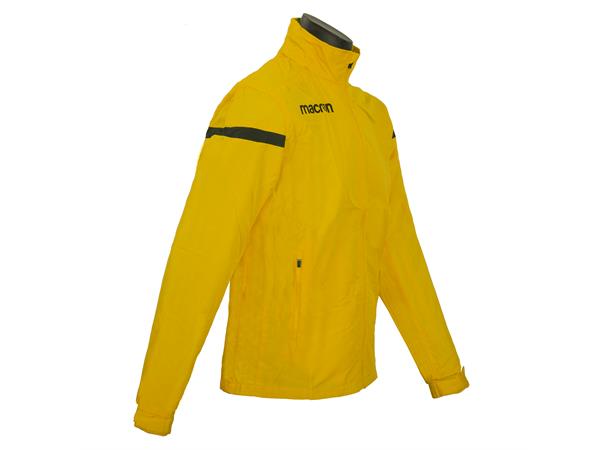 Macron FullZip Showerjacket YEL/BLK XL Vannavvisende jakke 