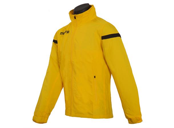 Macron FullZip Showerjacket YEL/BLK XL Vannavvisende jakke 