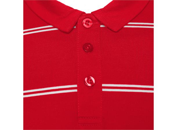 Flamenco Polo RED/WHT XXL Poloskjorte til herre 