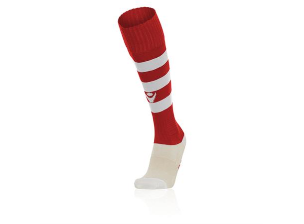 Hoops Socks RED/WHT XL Stillige fotballsokker - Unisex 
