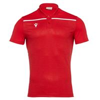 Jumeirah Polo RED/WHT M Poloskjorte i elastisk stoff