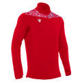 Tiber 1/4 Zip Top RED/WHT S Stilren treningsgenser - Unisex