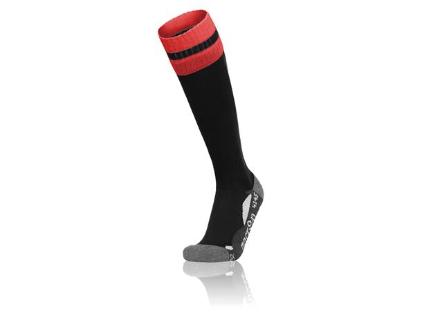 Azlon Socks BLK/RED M Fotballsokker - Unisex 