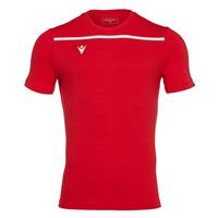 Country T-Shirt RED/WHT S T-skjorte i bomull
