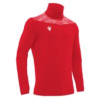 Kolyma Training Top RØD/HVIT M Høyhalset tekninsk treningstop - Unisex