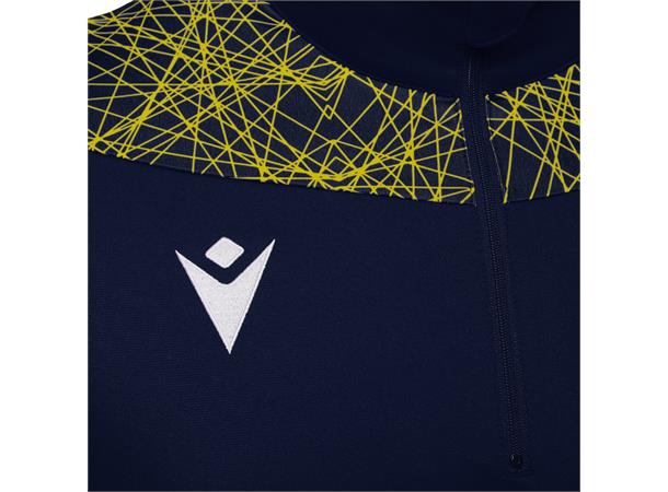 Tagus 1/4 Zip Top NAVY/GUL M Teknisk treningsgenser - Unisex 