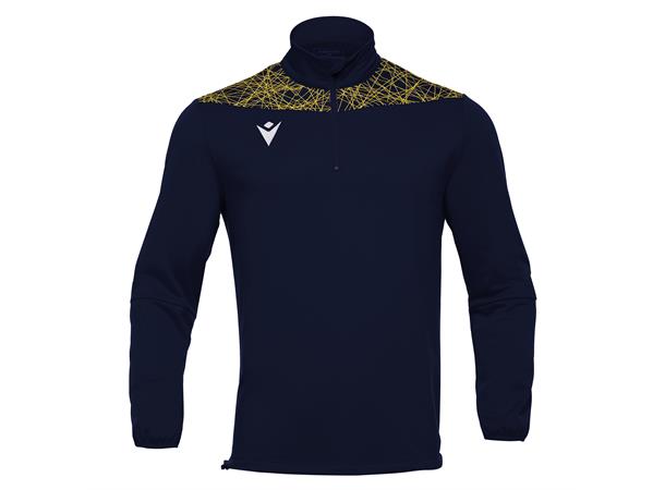 Tagus 1/4 Zip Top NAVY/GUL M Teknisk treningsgenser - Unisex 