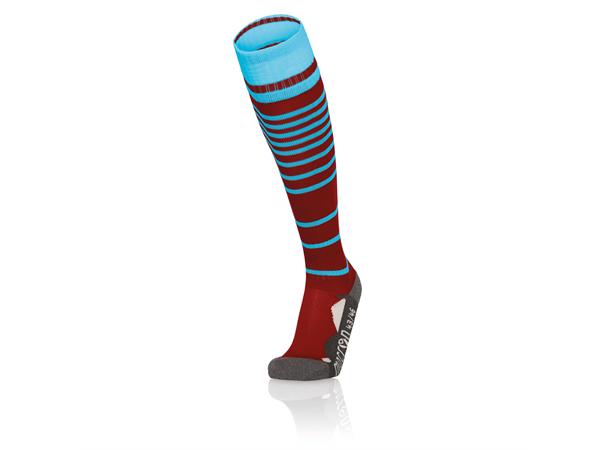 Target Socks CRD/COL S Stripete høye fotballsokker - Unisex 