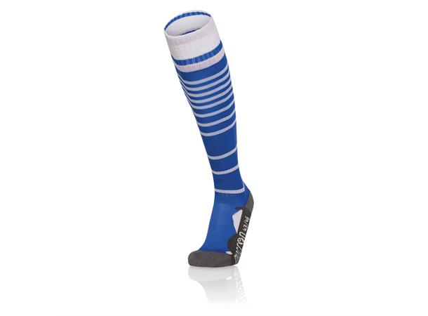 Target Socks ROY/WHT L Stripete høye fotballsokker - Unisex 