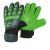 Leopard GK Gloves BLK/GRN 5 Keeperhansker med Flat Cut 