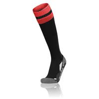 Azlon Socks BLK/RED L Fotballsokker - Unisex