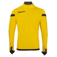Macron Training 1/4 Zip Top YEL/BLK XL Treningsgenser
