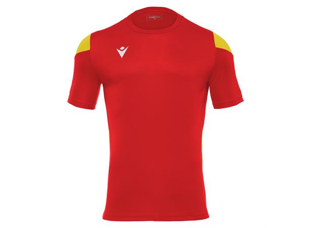 Polis Shirt RED/YEL 4XL Teknisk spillerdrakt - Unisex 