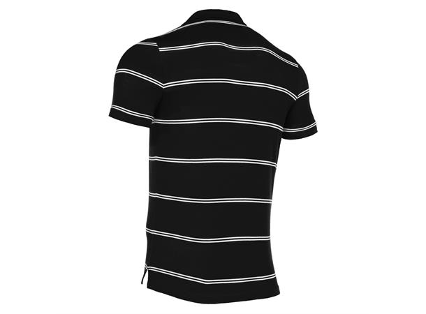 Flamenco Polo BLK/WHT XXL Poloskjorte til herre 