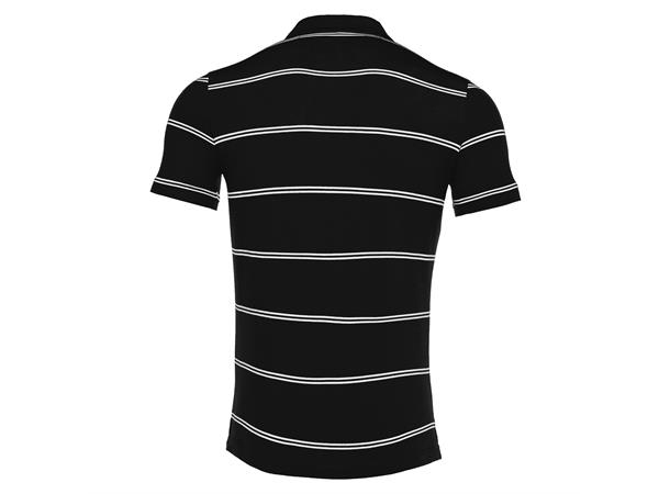 Flamenco Polo BLK/WHT XXL Poloskjorte til herre 