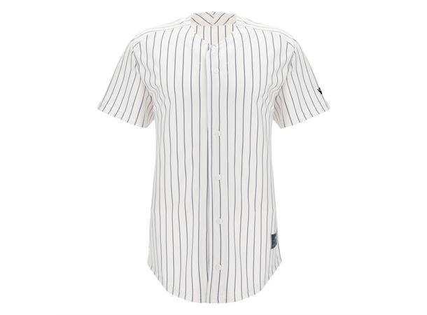 Diamond Evo Baseball Jersey WHT/NAV L Klassisk Baseballdrakt 