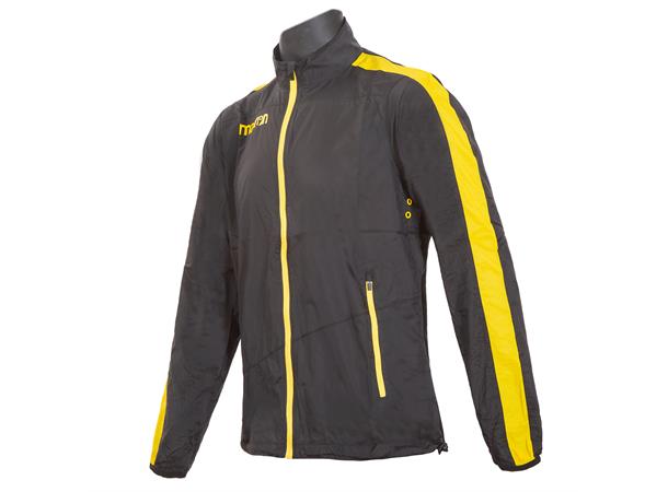 Macron FullZip Windbreaker BLK/YEL L Overtrekksjakke 