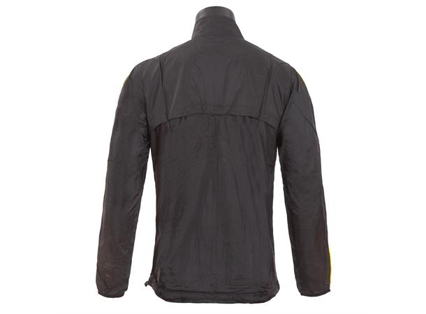 Macron FullZip Windbreaker BLK/YEL L Overtrekksjakke 