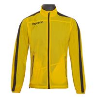Macron FullZip Windbreaker YEL/BLK L Overtrekksjakke