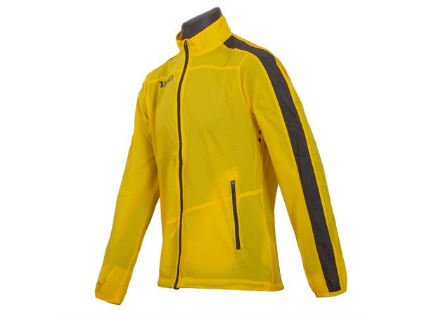 Macron FullZip Windbreaker YEL/BLK L Overtrekksjakke 