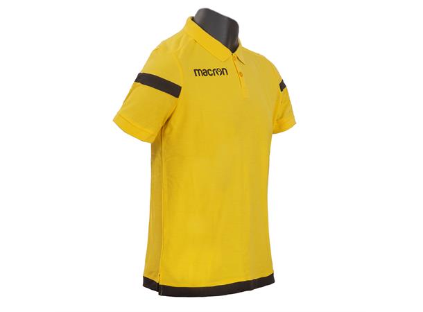 Macron Travel Polo Piquet YEL/BLK L Poloskjorte 