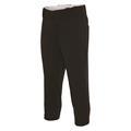 Rise 3/4 Softball Womans Pant BLK L Teknisk softballbukse til dame