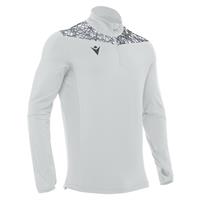 Tiber 1/4 Zip Top SØLV/GRÅ S Stilren treningsgenser - Unisex