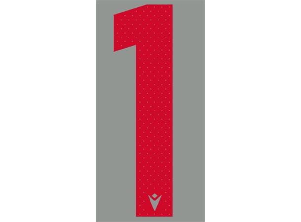 Trykk Macron tall 25CM 1stk Transfermerke 