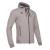 Zither Full Zip Hoody GRY S Hettejakke i myk bomullsmiks 